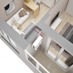 Стандартный монтаж кондиционера 