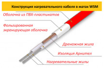 Нагревательный мат Warmstad WSM 680 Вт - 4,5 кв.м