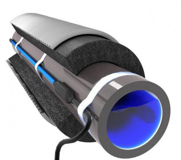 Греющий кабель Freezstop-25-1 на трубу