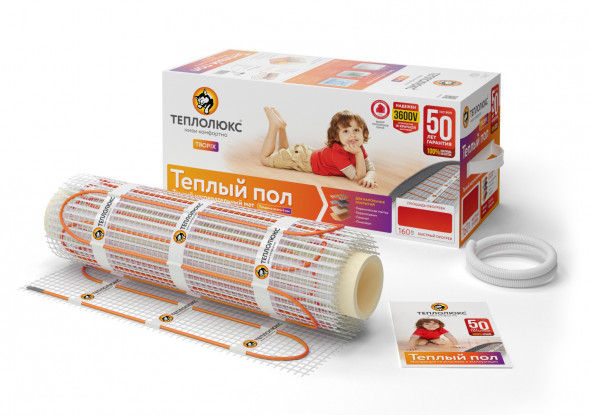 Нагревательный мат Теплолюкс Tropix МНН 1120 Вт/7,0 кв.м