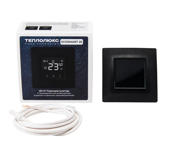 Терморегулятор Теплолюкс EcoSmart 25 черный