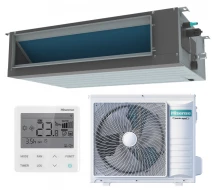 Канальный инверторный кондиционер Hisense ADT-12UX4RBL8/AUW-12U4RS8