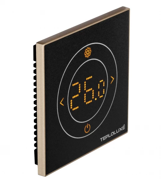 Терморегулятор Теплолюкс Solus Zen Wi-Fi черный/золото
