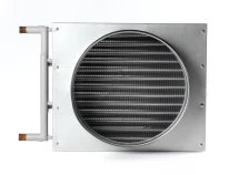 Канальный нагреватель-калорифер NWPk 160/3 водяной круглый Неватом